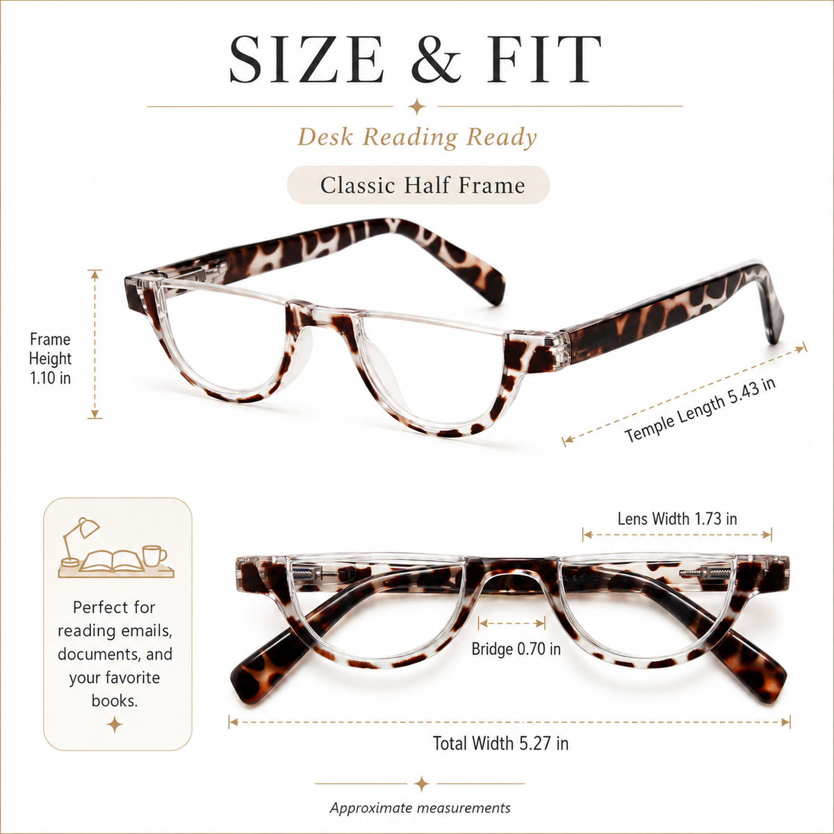 5-Pack Full-Rim Blue-Light Readers for Women - product photo 5