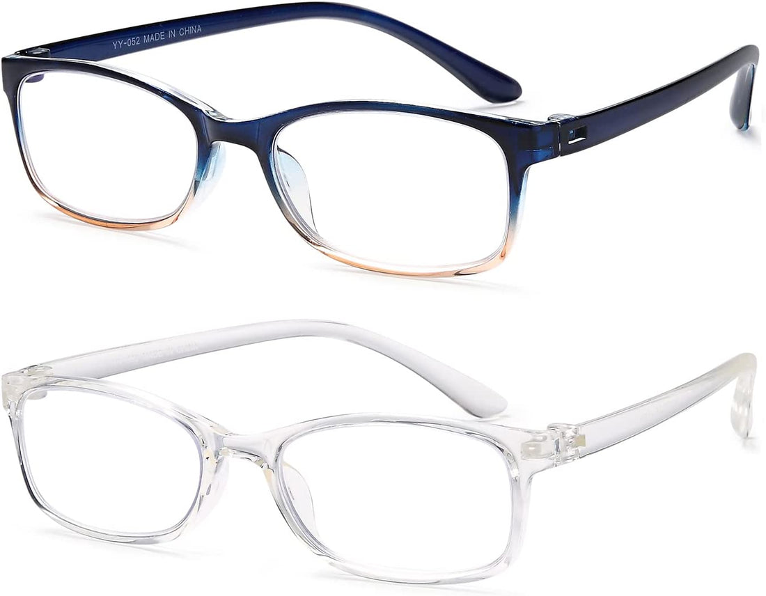 2-Pack Fashion Full-Rim Blue-Light Readers for Men & Women - product photo 2