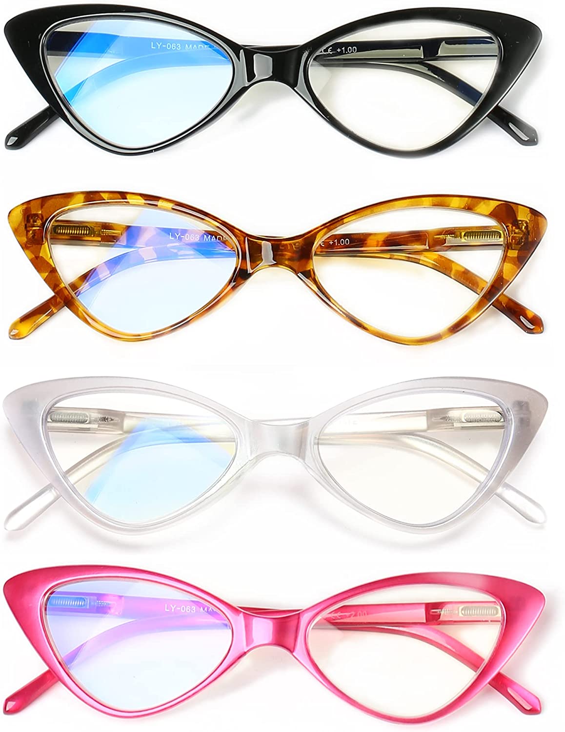 4-Pack Fashion Cat-Eye Blue-Light Readers for Women - product photo 1