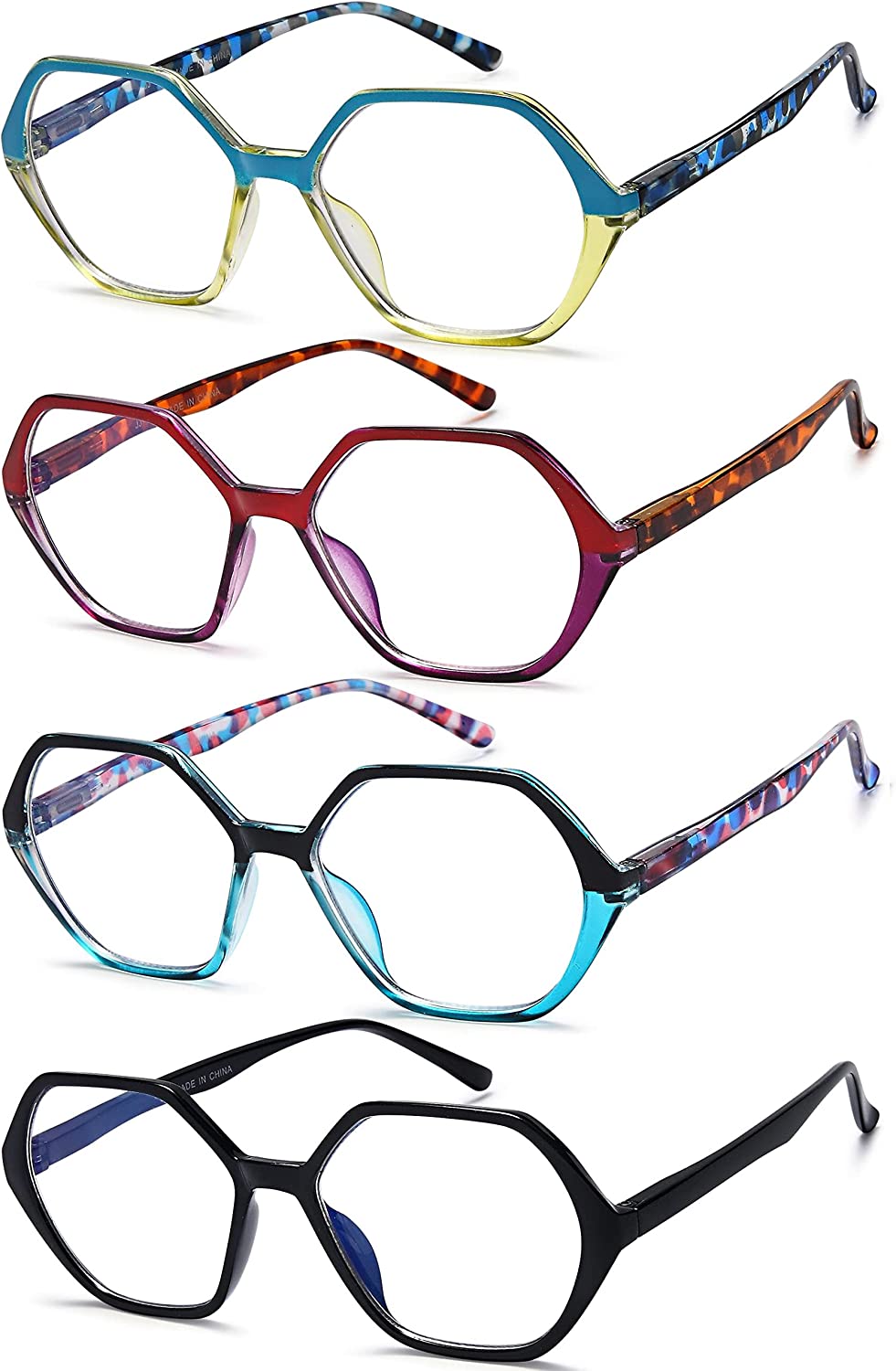 4-Pack Diamond Blue-Light Readers for Men & Women - product photo 7